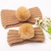 New Parent-child Autumn and Winter Warm Headscarf Set, Mother and Baby Knitted Wool Headband, Girls' Headband