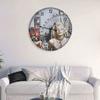 VidaXL Vintage Wall Clock Analog Clock Decorative Clock Decoration Living Room Living Room Home Interior 60 Cm 325180