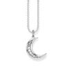 Silver Moon Necklace Ke1826-643-14-L45V