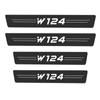 Four Carbon Fiber Scratch Protection Stickers for Car Doorsill Are Applicable To Mercedes Benz W124 W203 W204 ML Auto