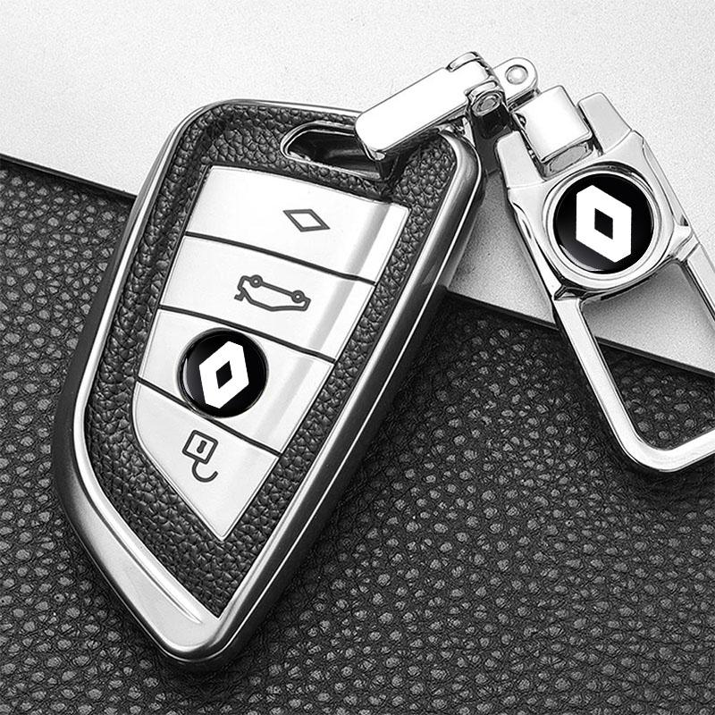 New 14mm Car Key Emblem Stickers Auto Control Key Logo Accessories For Renault Dacia Markers Koleos Clio Laguna 2 Megane 2 3 Duster Logan Captur