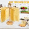 New Pasta Drying Rack Wooden Spaghetti Dryer Stand Noodles Drying Holder Hanging Racks Cooking Pasta Tools Kitchen Gadgets