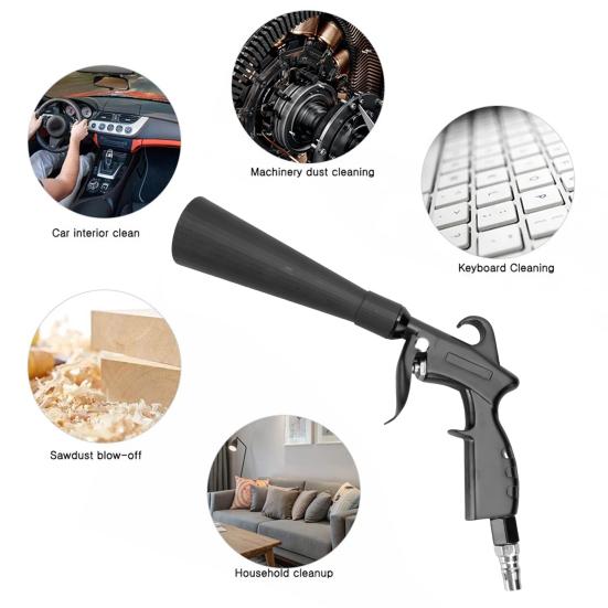 Yousheng Car Air Blower Dust Remover with Ergonomic Handle Strong Suction Pressure High Efficiency US Nozzle Air Blower Cleaning Tool