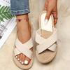 New Summer Flip-flops, Fashionable Women's Outerwear, Thick-soled Large-sized Sandals