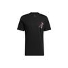 Cartoon Frog Basketball Sports Short Sleeve T-Shirt Men Tops Black HK6723