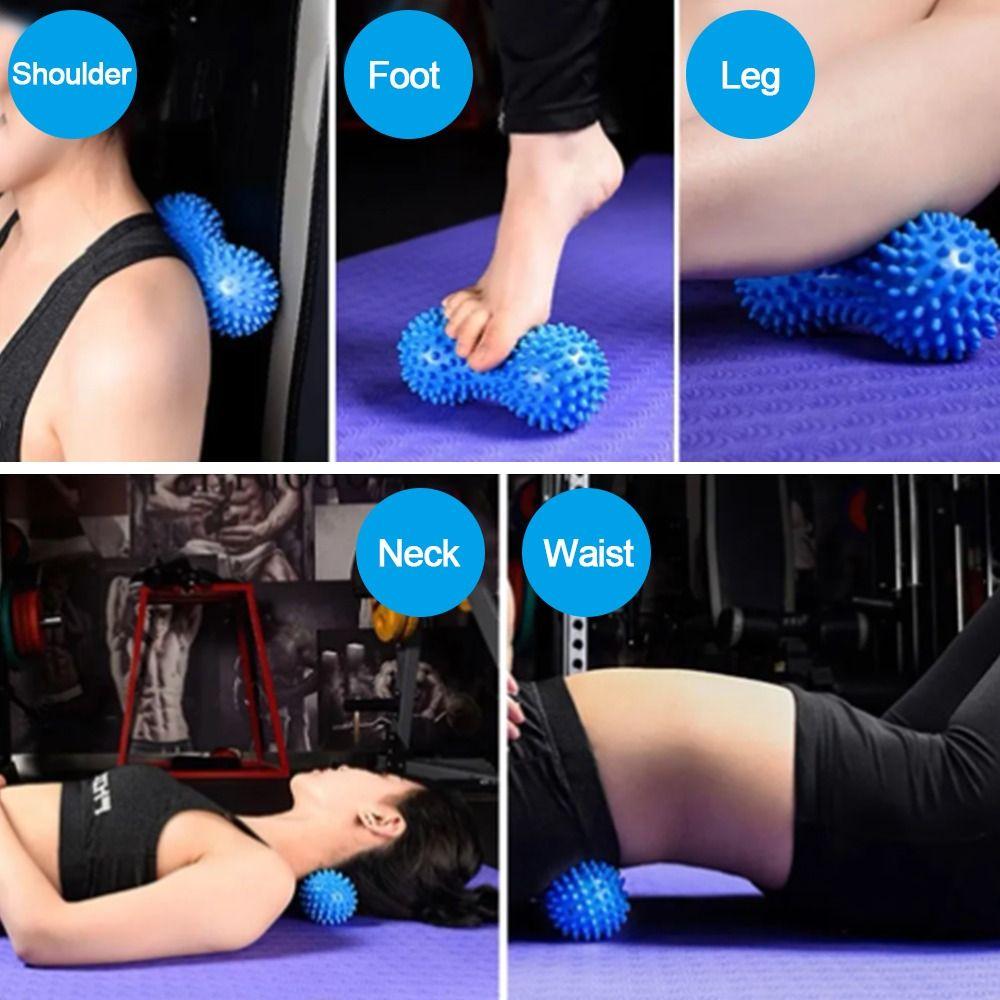 Trigger Point Peanut Spiky Ball Muscle Relax Massage Tool Poratble Yoga Ball