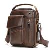 Men's Genuine Leather Shoulder Bag Business Bag for Men Portable Soft Leather Crossbody Bag Men Messenger Bag