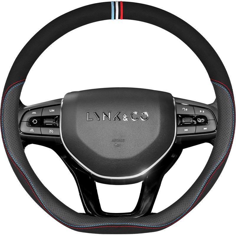 Чехол на руль для специального автомобиля Infiniti - Натуральная кожа, Замша, Углеволокно, Универсальный, Дышащий, Всесезонный