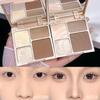 1PC 4 Color Bronzer Highlight Contour Palette Face Shading Grooming Powder Makeup Face Contouring Makeup Highgloss Cosmetics