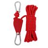 Camping Tent Rope Thicked Reflective Tent Rope Pulley Cordwith Metal Tensioner for Camping Hiking Ca