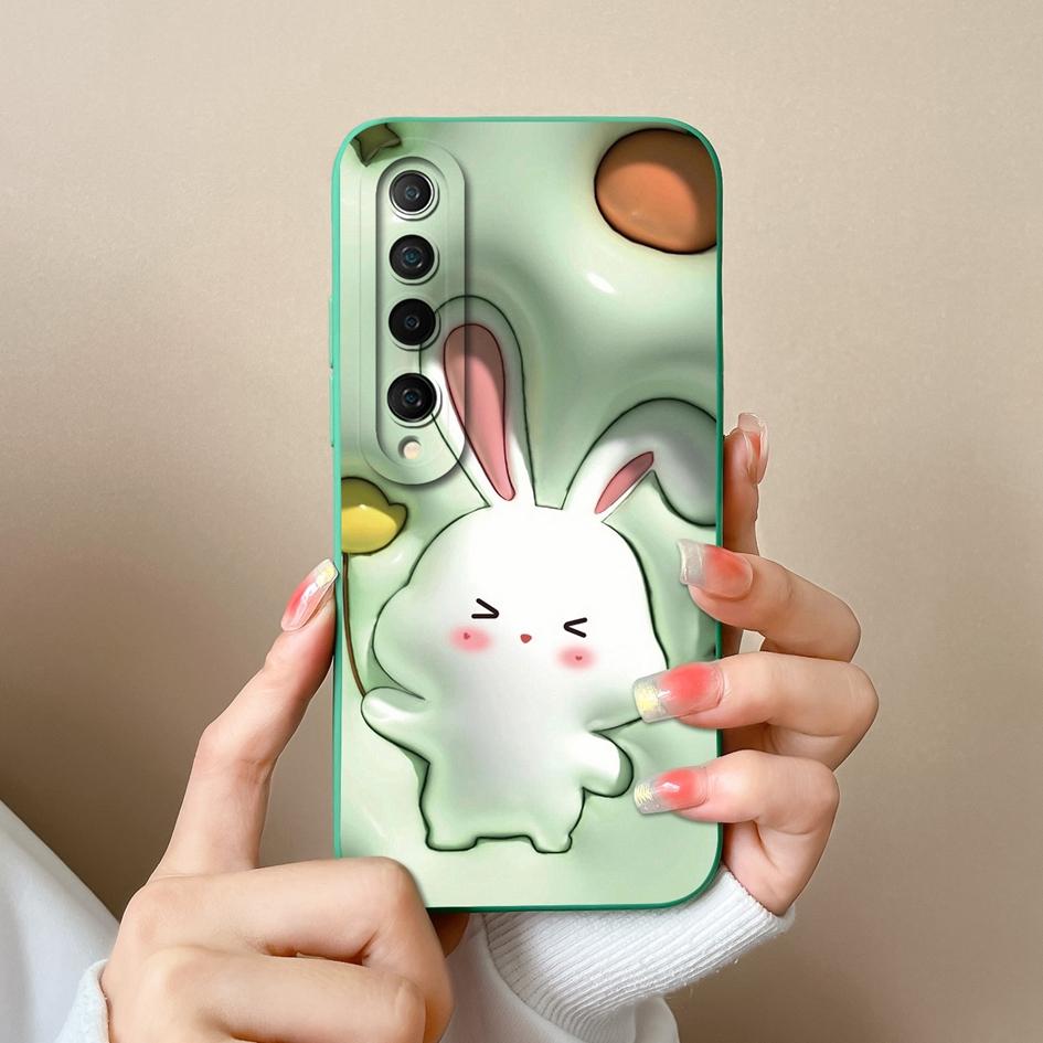 For Xiaomi Mi 10 11 Lite NE 10i 10T 11T 11X Pro Phone Case Cover Small Floral Pattern Shockproof Liquid Soft Silicone Anti Slip For Xiaomi Shell Capas