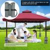 Canopy Weighted Sand Bags Pop Up Sunshade Tent Foot Outdoor Sun Shelter Legs (army Green)