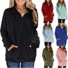 Women  Sweatshirts Long Sleeve Oversized Pullover Tunics With Pockets
