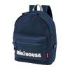 Rucksack 8L Logo Plain Boys Girls Kids Baby Children Bag Bag Navy Blue [MIKI HOUSE] 10-8232-145