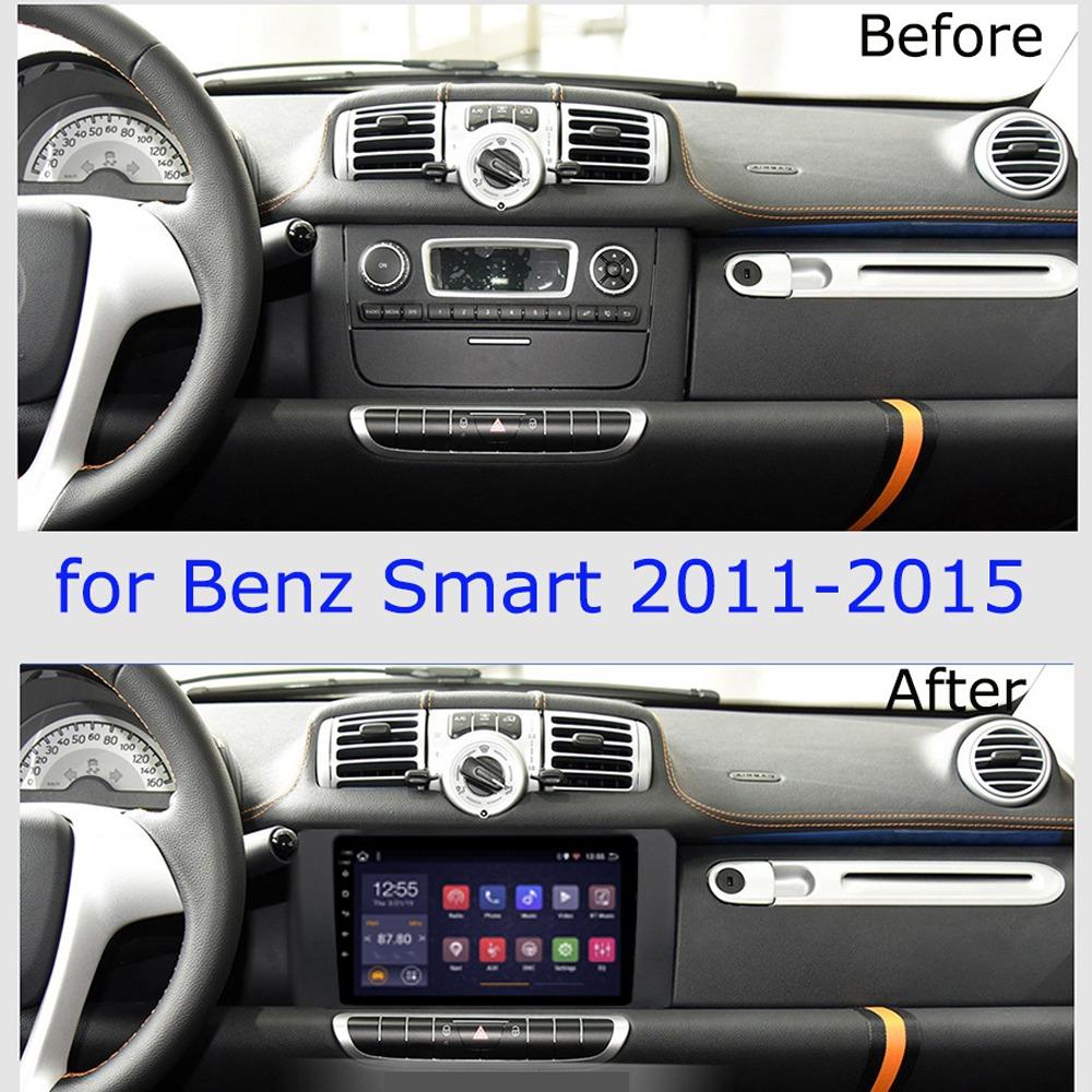 Android Car Radio For Mercedes Benz Smart Fortwo 2010-2015 Multimedia Player Head Unit Stereo GPS Navigation BT WIFI 1+16GB