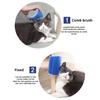 Cat Self Groomer Wall Table Legs Corner Massage Comb Cat Scratcher Grooming