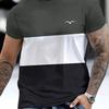 Casual Men's T-Shirt 3d Striped Printed Short-Sleeved Everyday T-Shirt For Men Oversized Clothing Summer Pullover Simple Tees