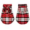 New Stylish and Unique High-Quality Small Plaid Pet Shirt with Adorable British-Inspired Design for Dogs and Chihuahua - Trendy