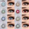 New Color Contact Lenses 1 Pair Fashionable Blue Annual Lenses Gray Natural Color Contact Lenses Green Lenses Color Beauty Lenses