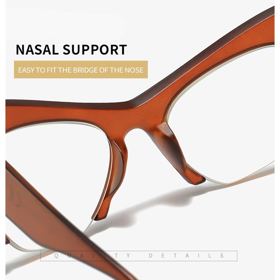 Fashion Cat Eye Women Cat Eye Anti Blue Light Reading Glasses+1.0+1.5+2.0+2.5+3.0+3.5+4.0
