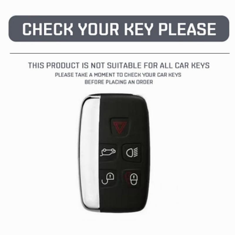 For Land Rover Range Rover Sport Evoque Freelander2 For Jaguar XF XJ XJL XE TPU Leather Car Key Cover Case Shell Holder Protector