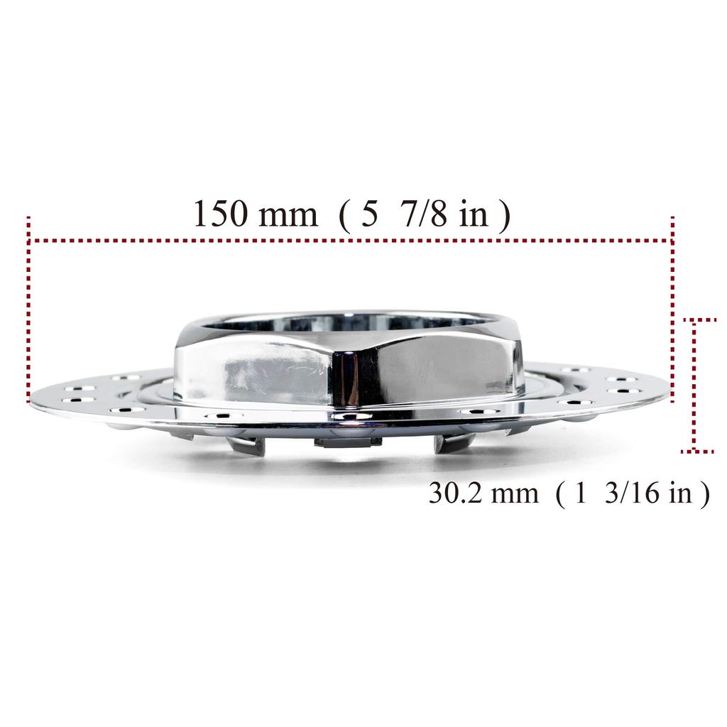 Wheel Center Cap 150mm 4pcs Plated Silver Wheel Cover Center Cover