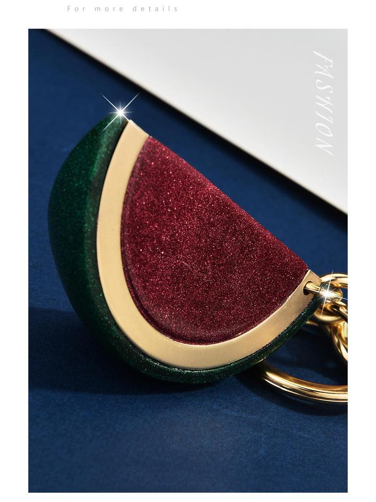 Exquisite Women's Watermelon Pendant Keychain Bag Charm