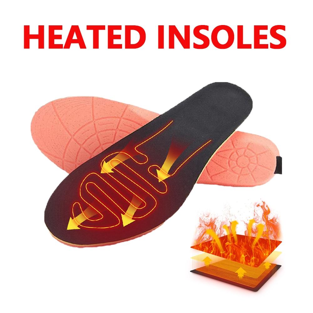 Heated Insole Usb 2000mAh Rechargeable Winter Foot Warmer Insole Outdoor Fishing Camping Work