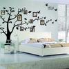 Large 250*180cm/99*71in Black 3D DIY Photo Tree PVC Wall Decals/Adhesive Family Wall Stickers Mural Art Home Decor