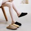 Maillard Baotou Women's Half Slippers Women's Shoes Spring 2025 New Fashion Flat Bottom Increase Wear Simple Trend
