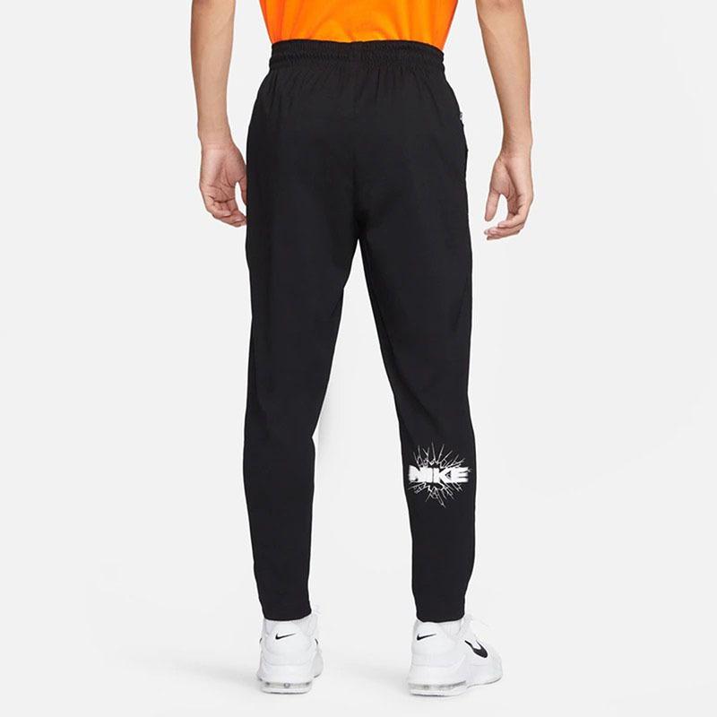 Nike Alphabet Logo Print Casual Pants Men Bottoms Black FQ6995-010