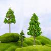 Green Micro Garden Flower Tree Accessories Scene Model Toy Miniature Landscape Trees