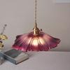 Flower Pendant Light Decorative Glass Hanging Lamp Chandelier for Restaurant