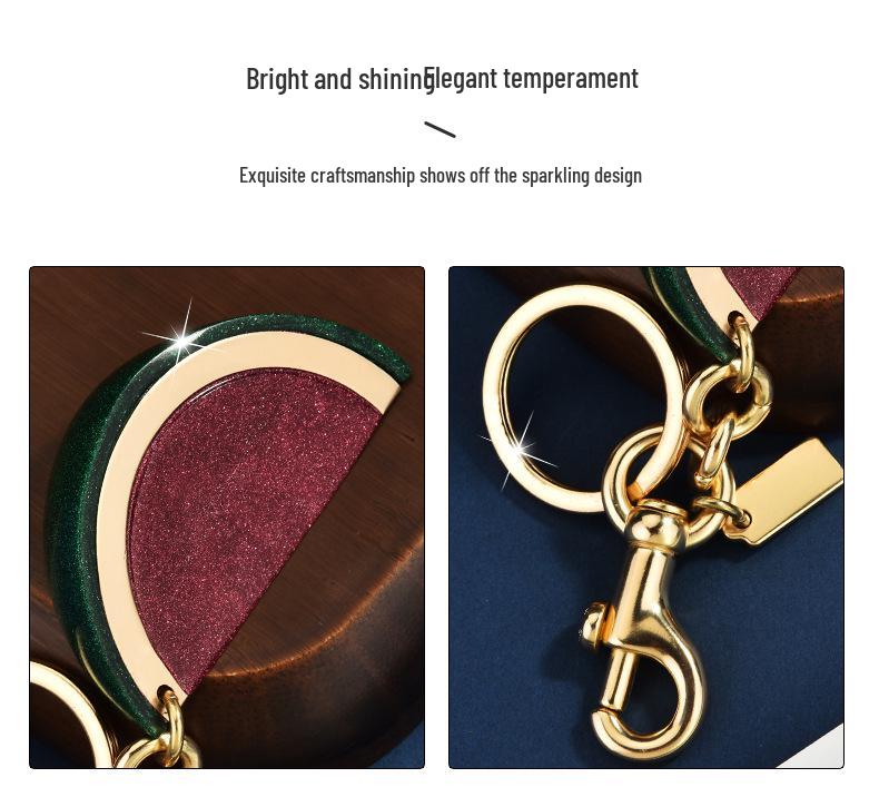 Exquisite Women's Watermelon Pendant Keychain Bag Charm