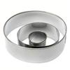 3Pcs Stainless Steel Round Circle Cookie Biscuit Donut Cutter Fondant Cake Paste Mould