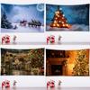 New Year Christmas Tree Tapestry Bedroom Home Decoration Tapestry Mattress Living Room Bohemian