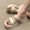 Cake Shoes Thick-soled Shoes Height-increasing Slippers Women's Shoes New and Niche Sandals
