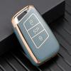 Soft TPU Car Remote Key Case Cover Holder Shell Fob For Volkswagen VW Magotan Passat B8 For Skoda Superb A7 Accessories