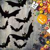Хэллоуин Подвесные Украшения Летучие Мыши Большие Летающие Летучие Мыши со Светящимися Глазами для Внутреннего Наружного Дерева Веранды Двора Газона Домашнего Декора
