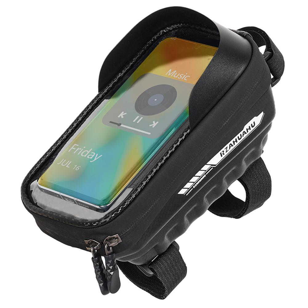 Touch Screen Bicycle Bag Bicycle Accessories Bicycle Front Frame Bag Touch Screen Cycling Bag Bike Phone Bag Fit for 7 In Phones