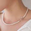 Dmoment (925Silver) Opulent Peral Necklace