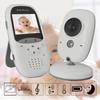 VB602 Gray Baby Monitor Two-way Talk IR Night Vision Temperature Monitor Lullabies Intercom VOX Mode Video Baby Camera Walkie Talkie Babysitter