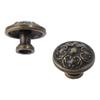 Bronze Closet Door Knoks Solid Round Cabinet Knobs  for Warehouse, Glass Door& Garden Door