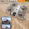 New V666 Drone 4K Profession HD Wide 180° Angle Camera WiFi FPV RC Dron Height Keep Helicopter 4.5inch Large Screen Quadcopter Toy