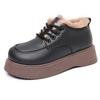 Retro Cotton Shoes with Fleece, Warm Snow Boots, Comfortable Thick-soled Anti-slip Shoes