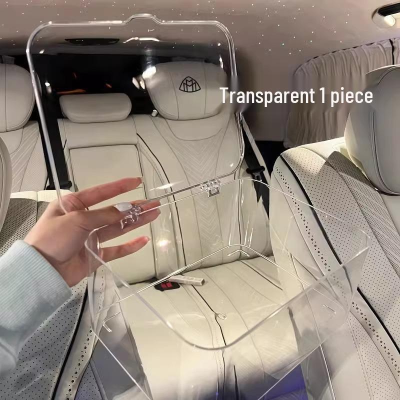 Transparent Acrylic Flip-Top Storage Box with Lid - Dustproof Organizer for Bedroom, Dorm, or Office.