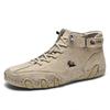 Large Size Octopus Men's Shoes High Top Men and Women's Sports and Casual Toe-layer Genuine Leather Martin Boots