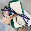 Tr90 Square Frame Women'S Anti-Blue Light Glasses, Can Be Equipped With Myopia Degree Plain Glasses Frame 30157