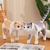 Animal Cat Plush Toy Super Soft Adorable Appearance Fully Filled Non-deformable Stuffed Animal Cat Toy