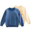 27kids Boys' Sweatshirt - Spring 2024, Plus Velvet, One-Piece Baby Clothing.